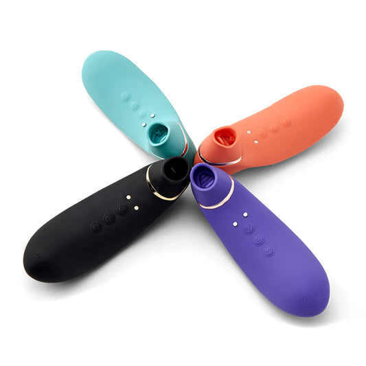 Nu Sensuelle Trinitii Triple Action Suction Flickering Tongue 18k - Pick Your Color