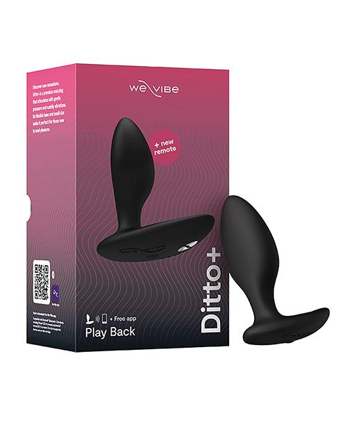 We-Vibe Ditto+ Vibrating Butt Plug - Pick Your Color