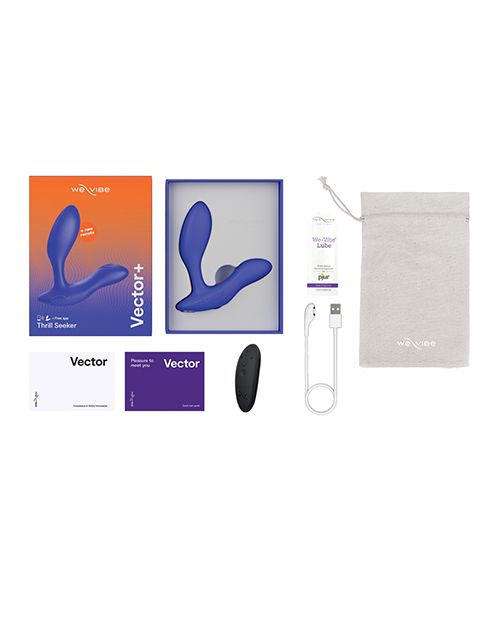 We-Vibe Vector+ Prostate Massager w/Remote Control - Pick Your Color