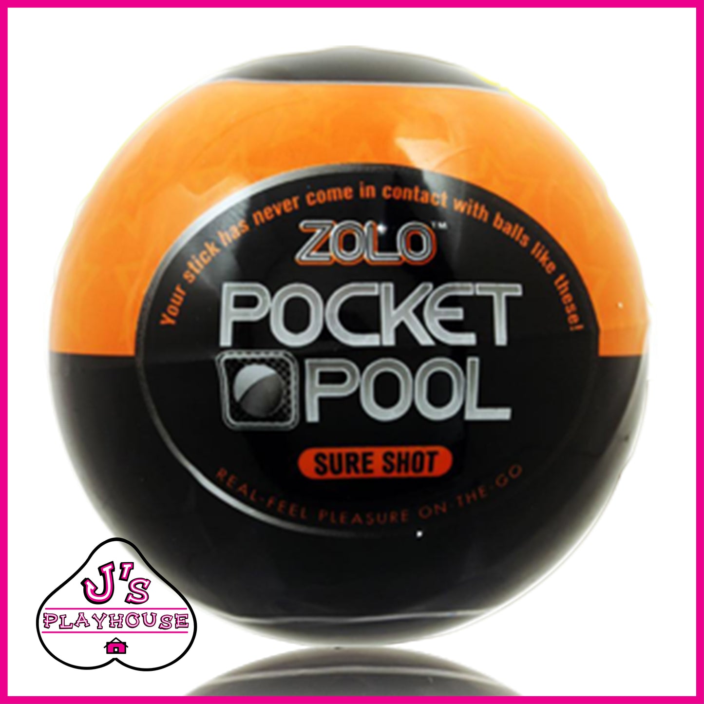 Zolo Pocket Pool Sure Shot Masturbator Sleeve - Orange