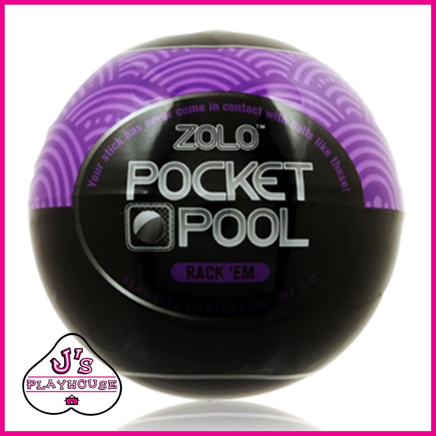 Zolo Pocket Pool Rack 'Em Masturbator Sleeve - Purple