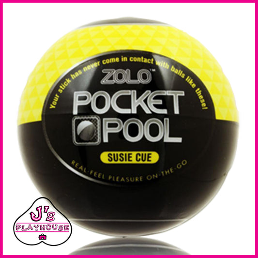 Zolo Pocket Pool Susie Cue Masturbator Sleeve - Yellow