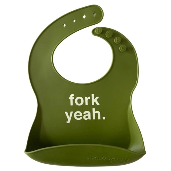 Silicone Bib - Fork Yeah