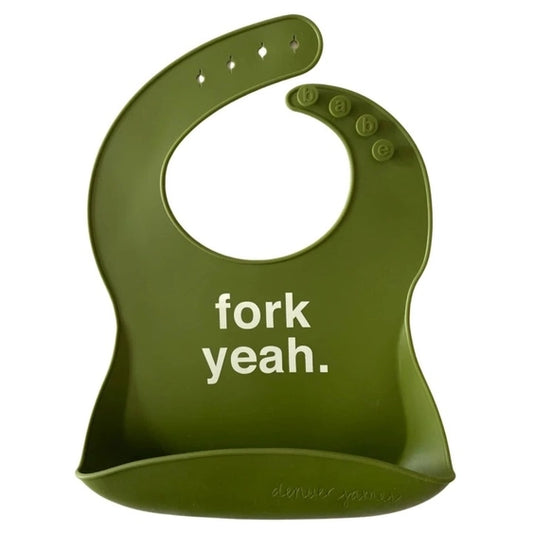Silicone Bib - Fork Yeah
