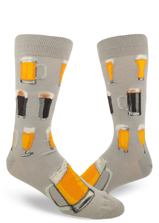 Mod Socks Craft Beer Men’s Crew – Shadow