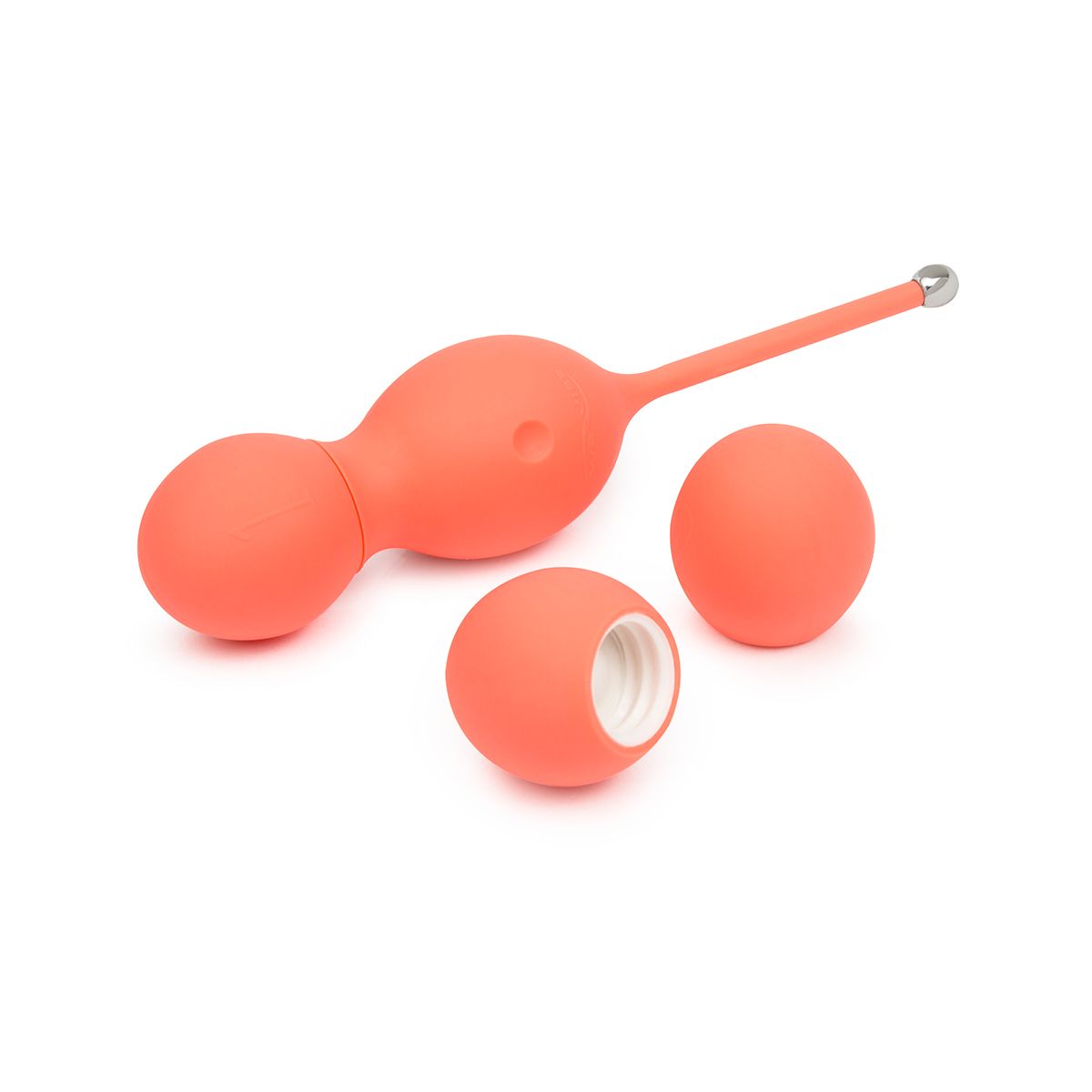 We-Vibe Bloom Vibrating Kegel Balls - Coral - CLEARANCE
