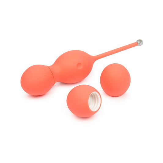 We-Vibe Bloom Vibrating Kegel Balls - Coral - CLEARANCE