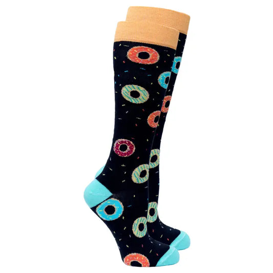 Socks N Socks Knee High Socks - Donuts