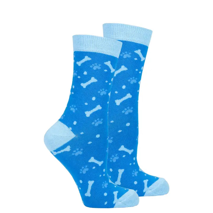 Socks N Socks Women's Mr. Paw Crew Socks
