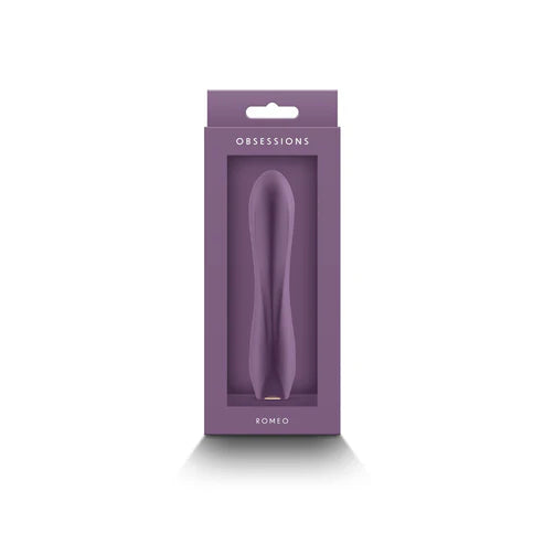 Obsessions Romeo Rechargeable Silicone Vibrator - Purple