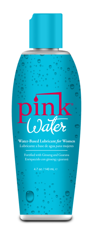 Pink Sensuals Pink Water Water-Based Lubricant Asst. Sizes Available