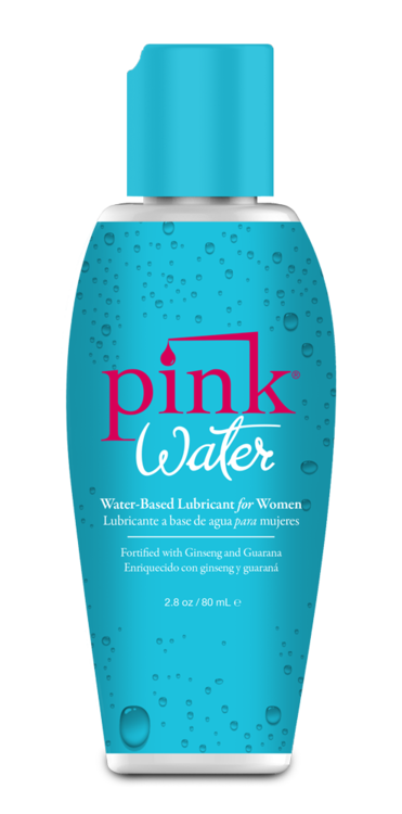Pink Sensuals Pink Water Water-Based Lubricant Asst. Sizes Available