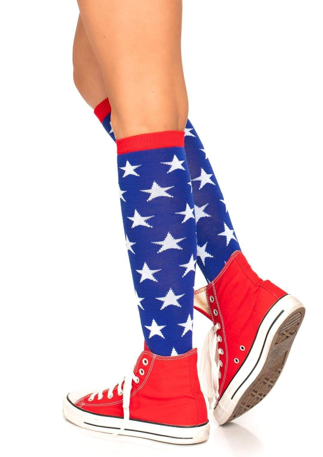 Leg Avenue Stars Knee High Socks - One Size