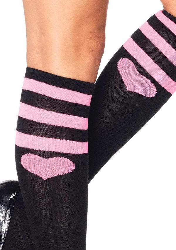Leg Avenue Sweetheart Knee Socks - Pick Your Color