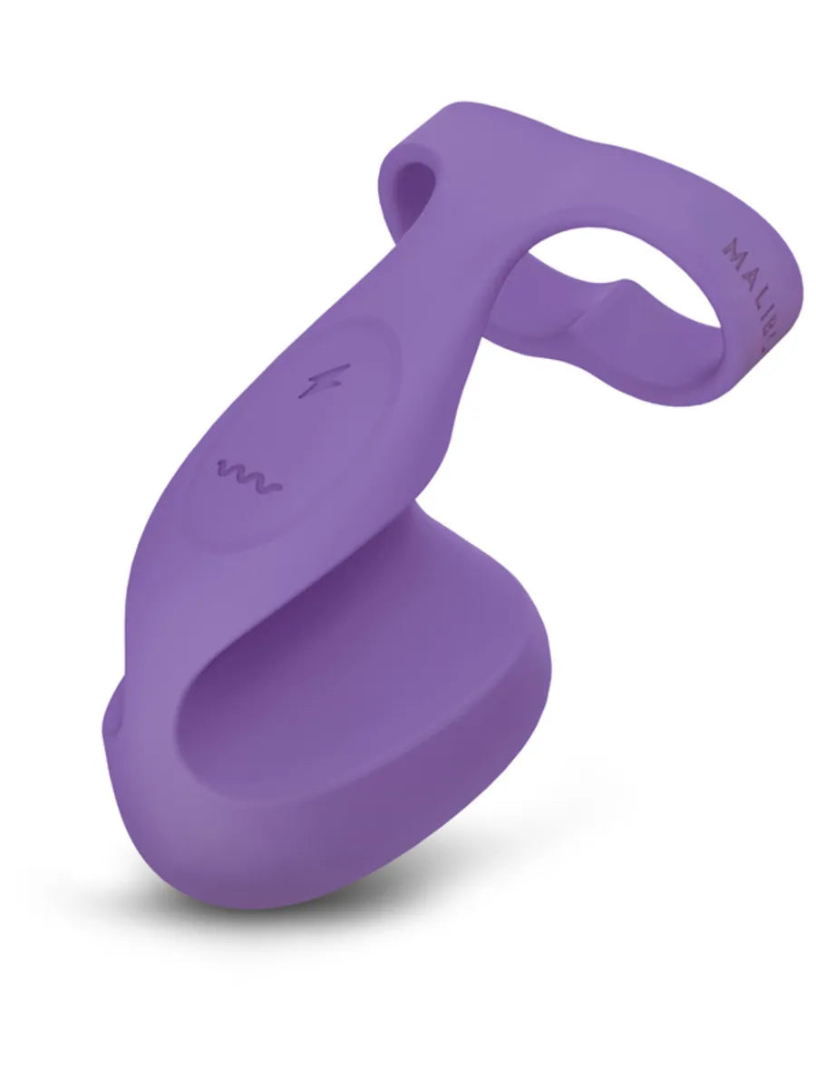XR Brands Maliboo Surf Flexible Finger Vibe - Purple - CLEARANCE