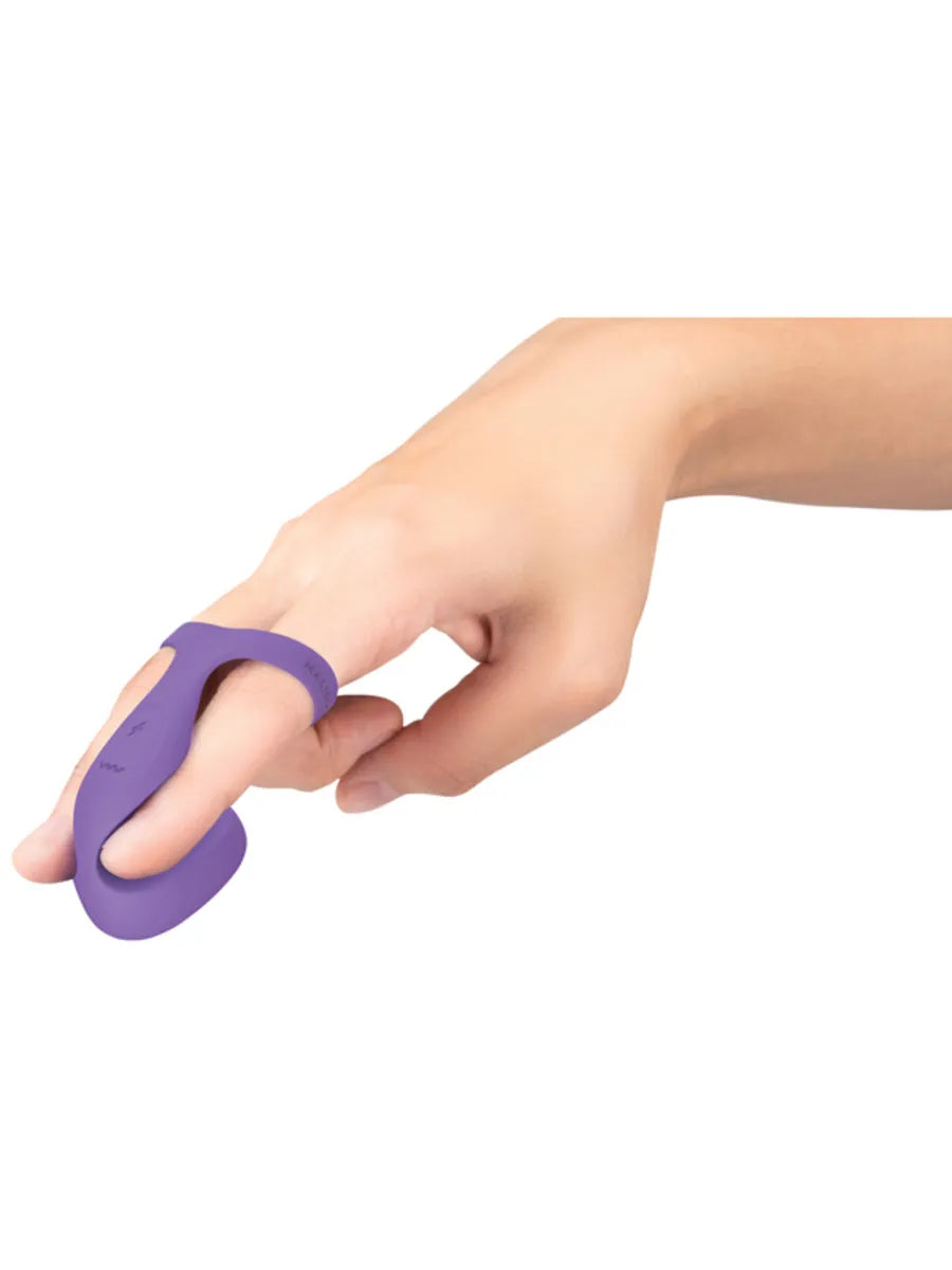 XR Brands Maliboo Surf Flexible Finger Vibe - Purple - CLEARANCE