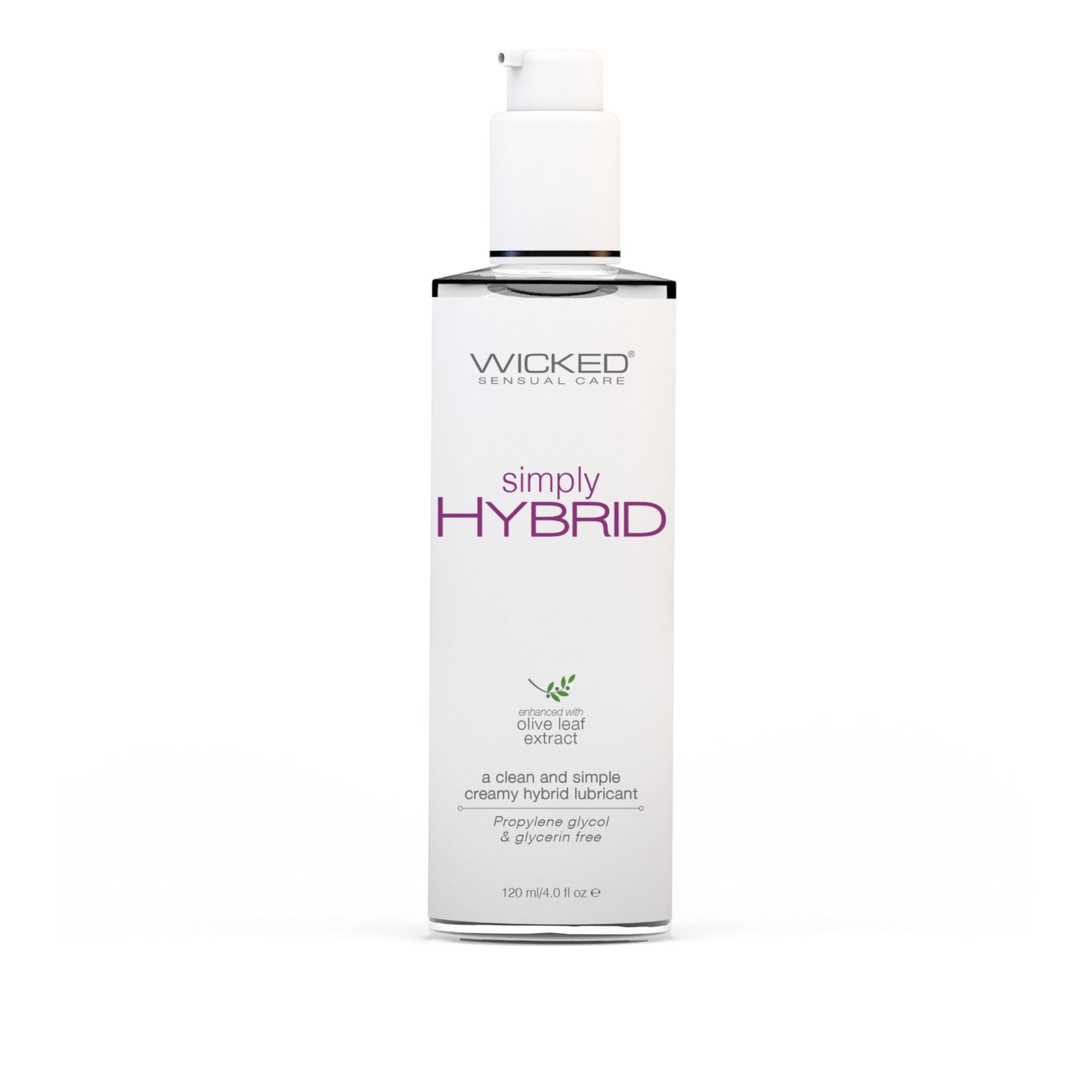 Wicked Sensual Care Simply Hybrid Water/Silicone Lubricant - Asst. Sizes Available