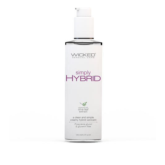 Wicked Sensual Care Simply Hybrid Water/Silicone Lubricant - Asst. Sizes Available