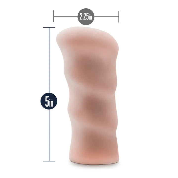 Blush Novelties X5 The Back Door Butt Masturbator - Vanilla - CLEARANCE